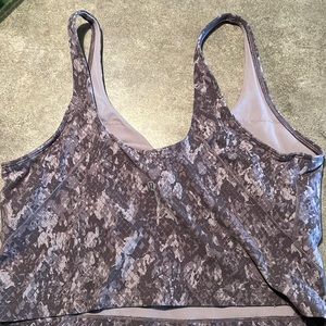Lululemon snake print align tank. Size 12